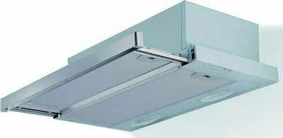 Delonghi Συρόμενος Απορροφητήρας 60cm Inox, DCH 602 X, Delonghi